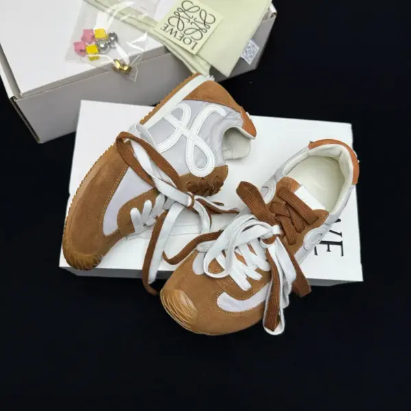 Ballet grey leather flats, view 1
