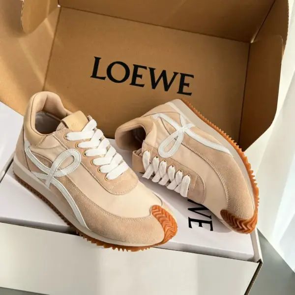 Beige suede sneakers, view 1