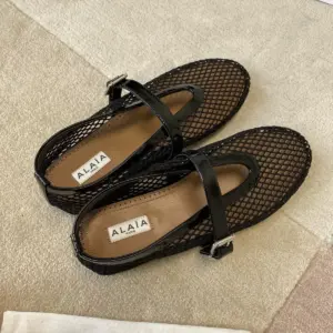 Black knit loafers, view 2