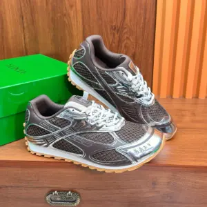 Black knit sneakers, view 4