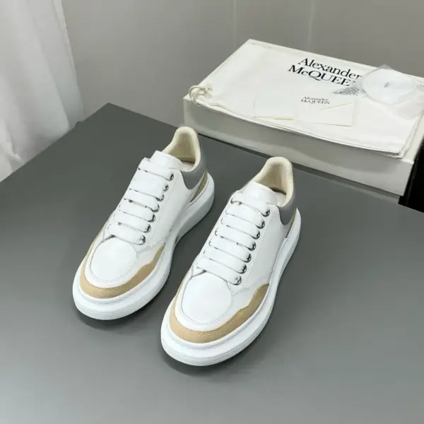 Black leather sneakers, view 1