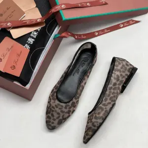 Black satin flats, view 5
