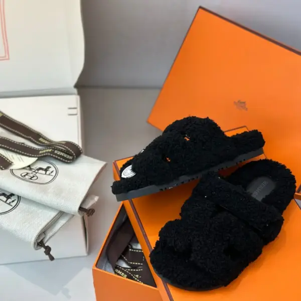 Black suede sandals, view 1