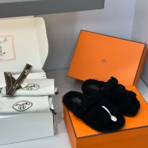 Black suede sandals, view 3