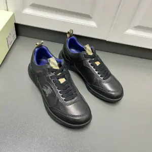 Brogue black patent leather derby shoes, view 5