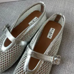 Brown mesh flats, view 5