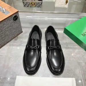 Brown suede loafers, view 3