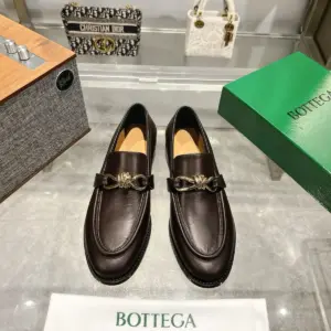 Brown suede loafers, view 5
