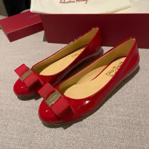 Buckle brown leather flats, view 5