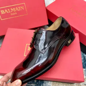 Casual black leather loafers, view 2