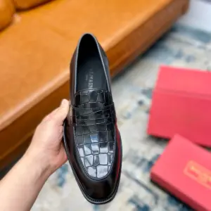 Casual black leather oxford shoes, view 2