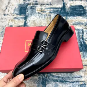 Casual black leather sneakers, view 5