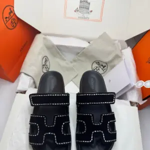 Classic grey suede sandals, view 2