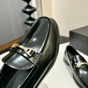 Patent leather derby shoes, view 5