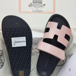 Green leather sandals, view 5