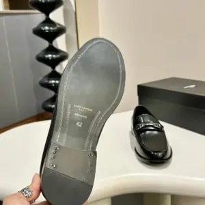 Patent leather derby shoes, view 4