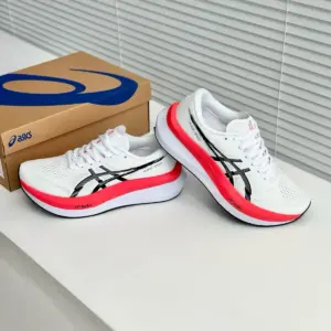 Retro black knit sneakers, view 4