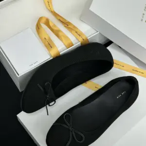 Tan suede flats, view 5