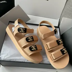 Velcro Sandals in Brown placeholder image